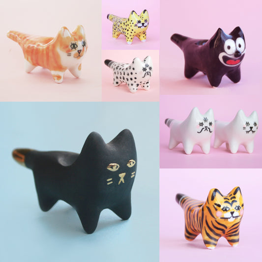 Cat shaped smoking pipes