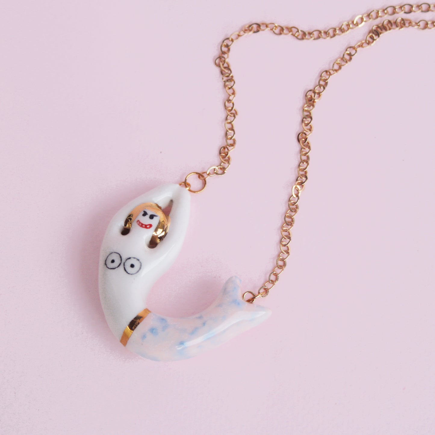 MERMAID - PORCELAIN NECKLACE