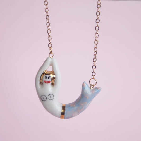MERMAID - PORCELAIN NECKLACE