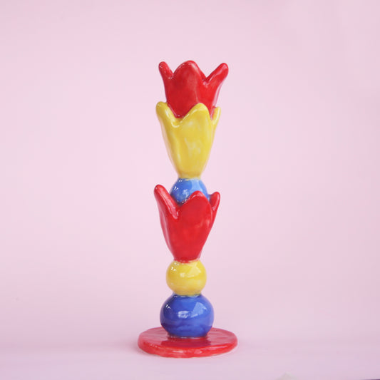 LONG TULIP CANDLE HOLDER