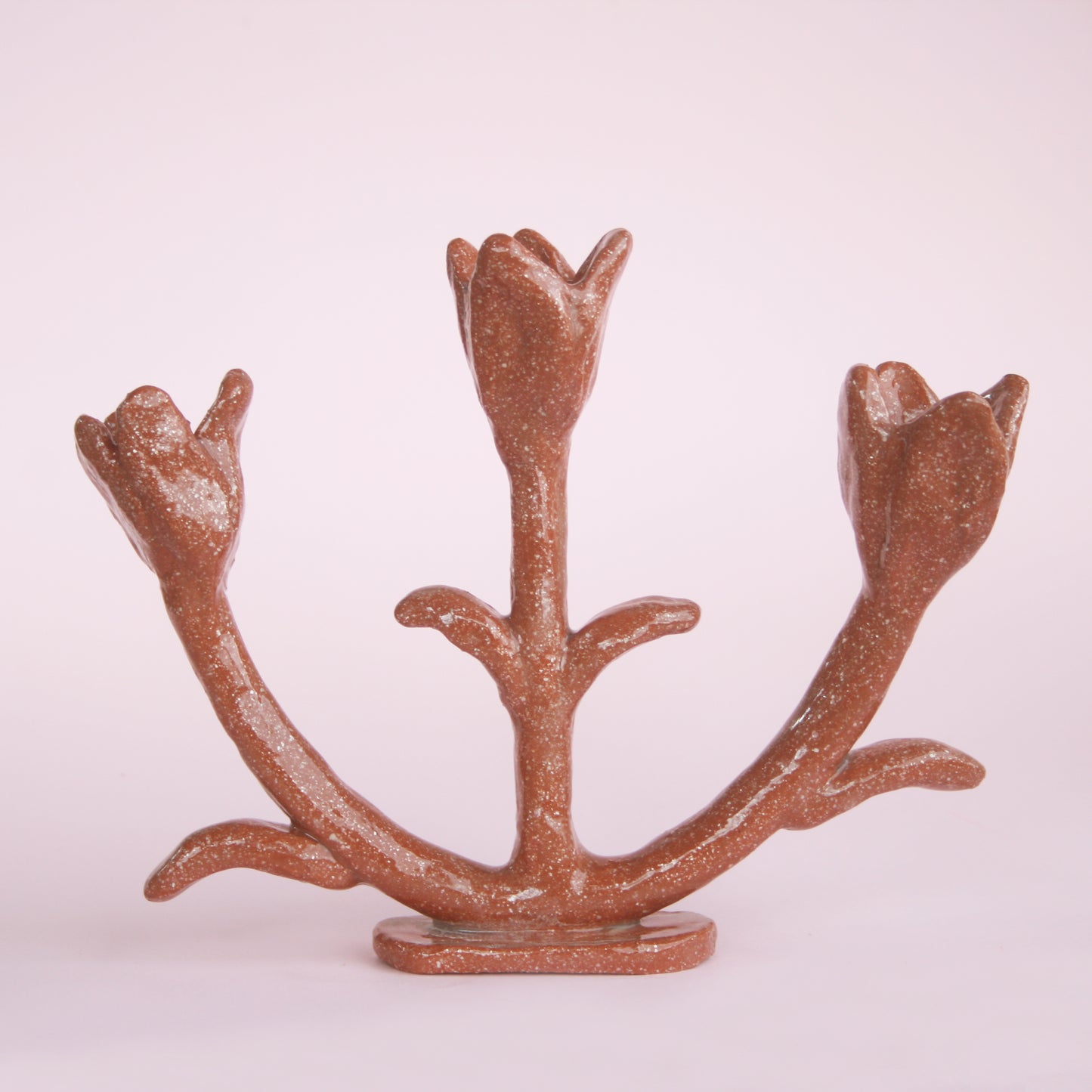 TRIPLE TULIP CANDLE HOLDER