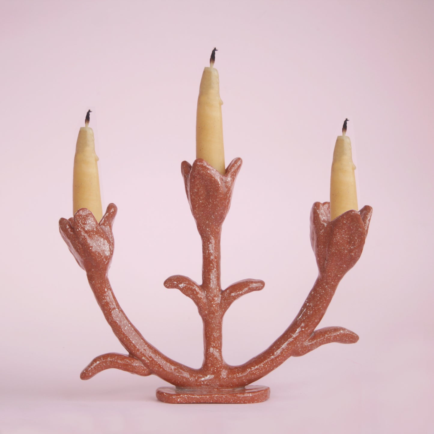 TRIPLE TULIP CANDLE HOLDER