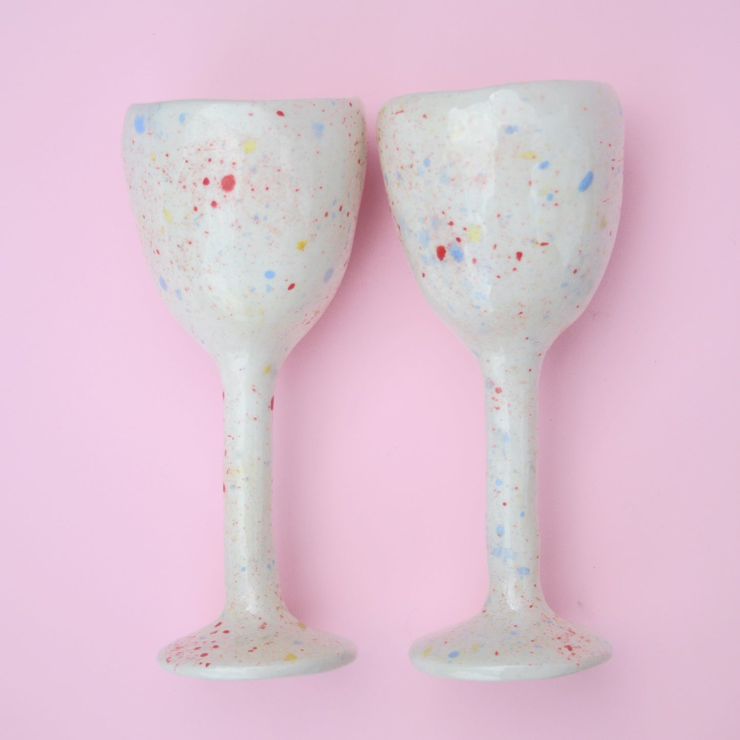 CERAMIC GOBLETS - SET OF 2