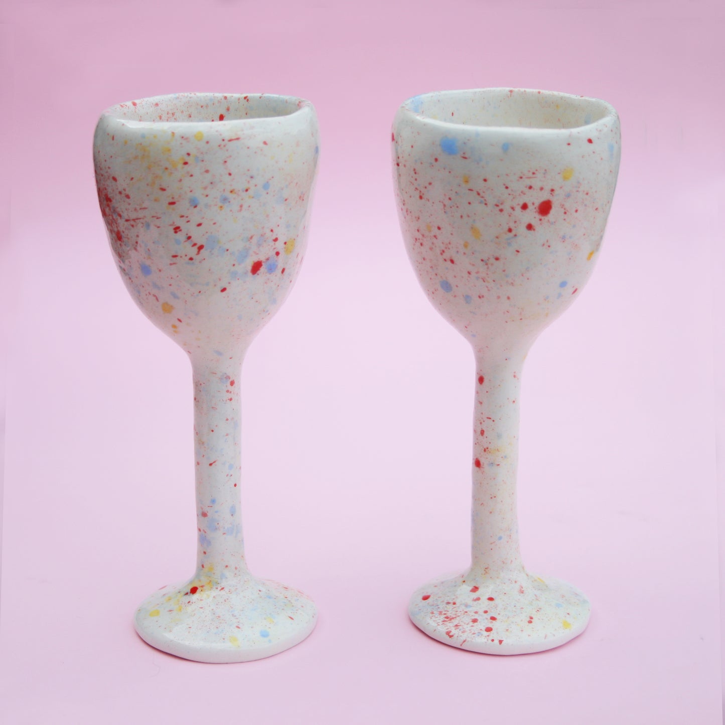 CERAMIC GOBLETS - SET OF 2