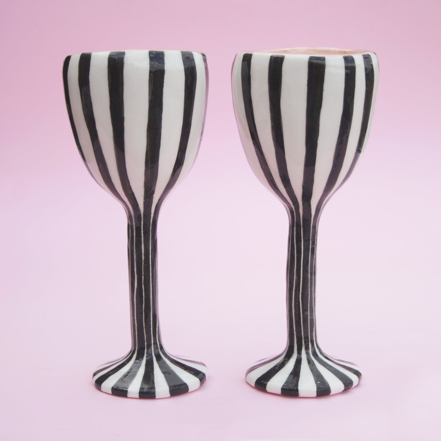 CERAMIC GOBLETS - SET OF 2