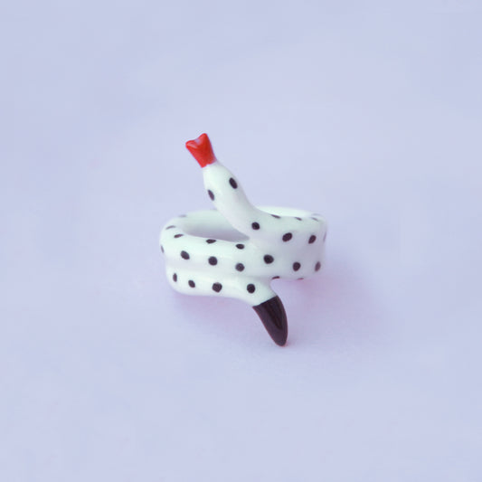 SNAKE - PORCELAIN RING