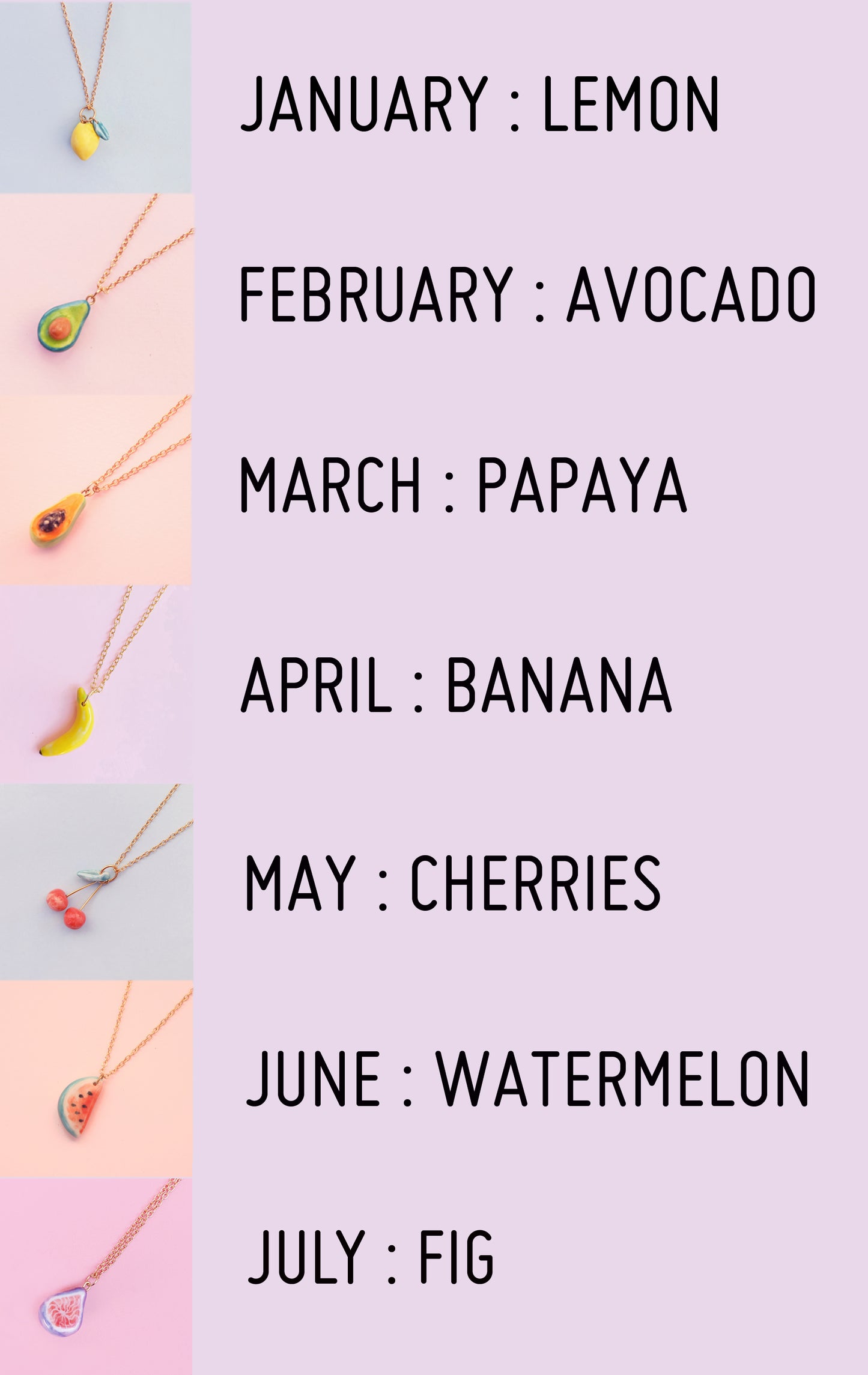 TUTTI FRUTTI CLUB - 6 MONTH NECKLACE SUBSCRIPTION