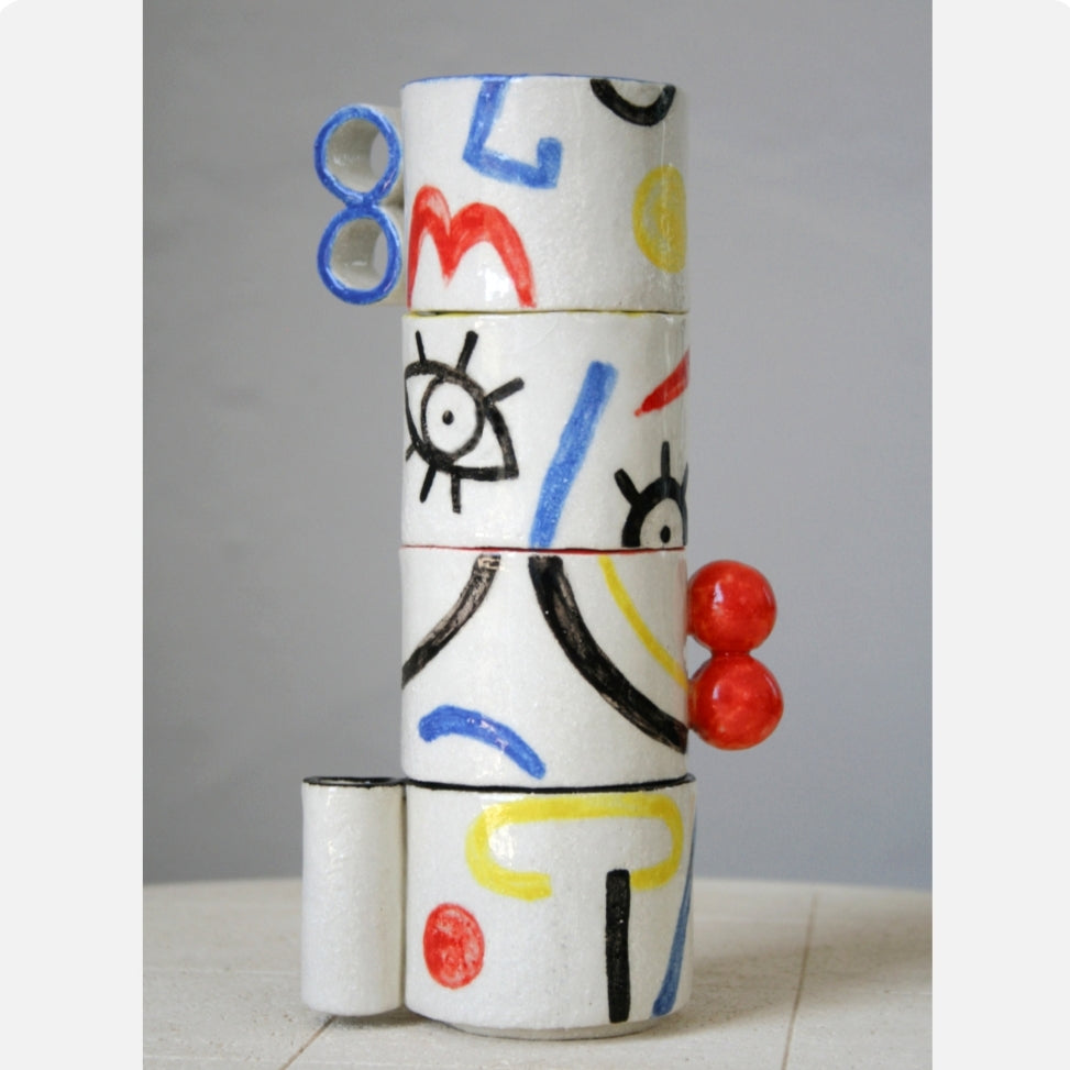 PUZZLE MUGS - ESPRESSO SET OF 4