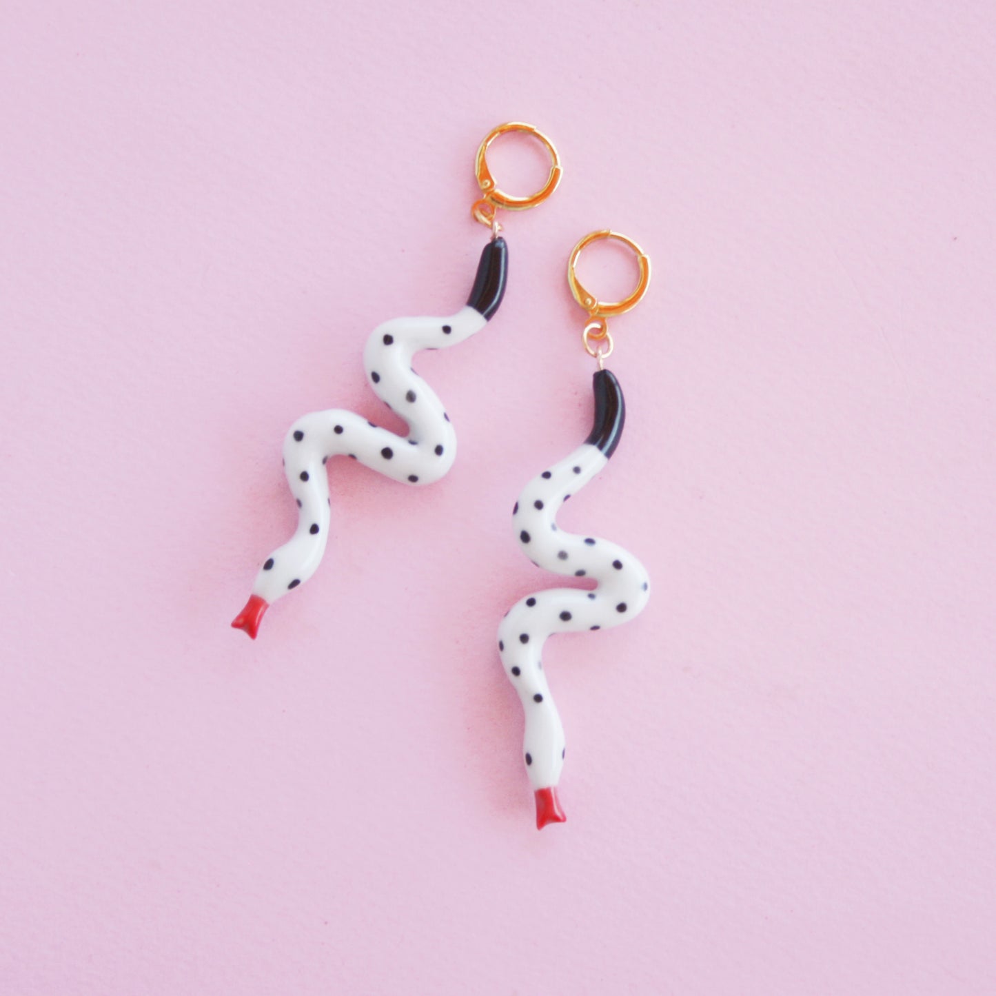 SNAKE DANGLE EARRINGS