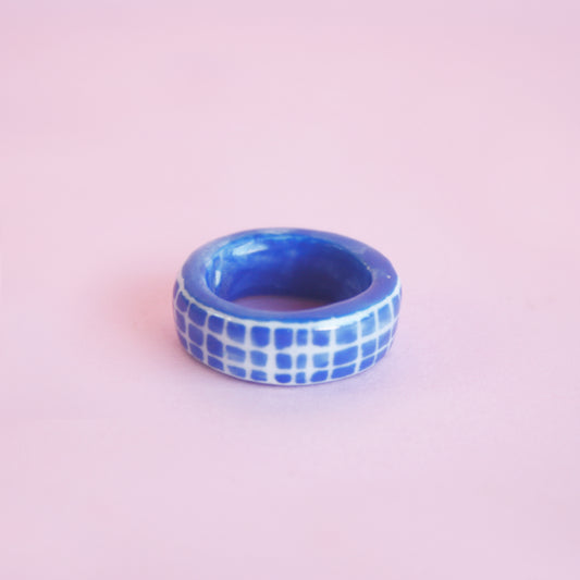 GRID - PORCELAIN RING