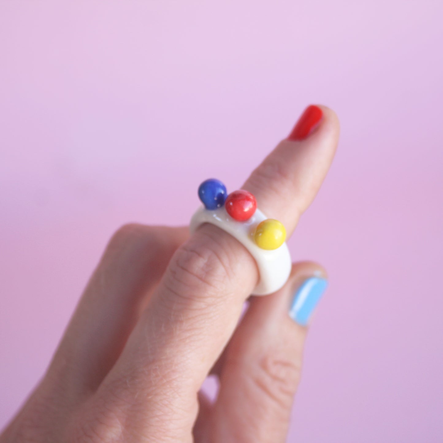 BUBBLE - PORCELAIN RING