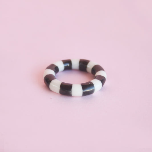 STRIPES - PORCELAIN RING