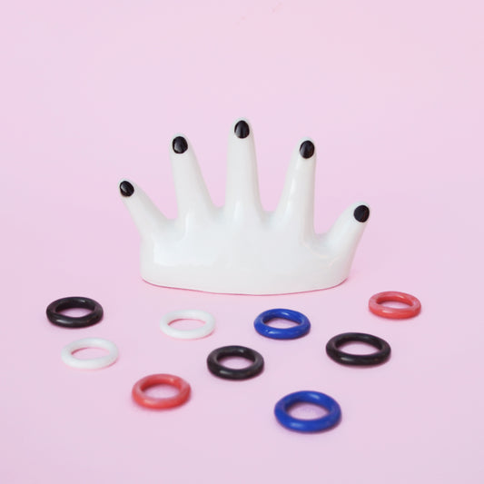 HAND - PORCELAIN RING HOLDER