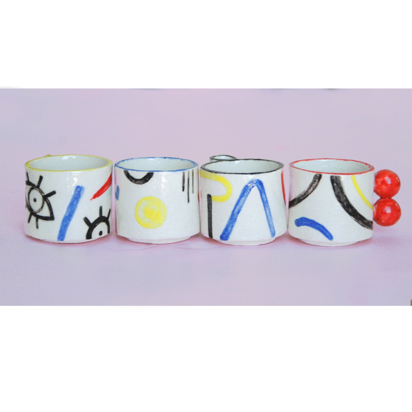 PUZZLE MUGS - ESPRESSO SET OF 4