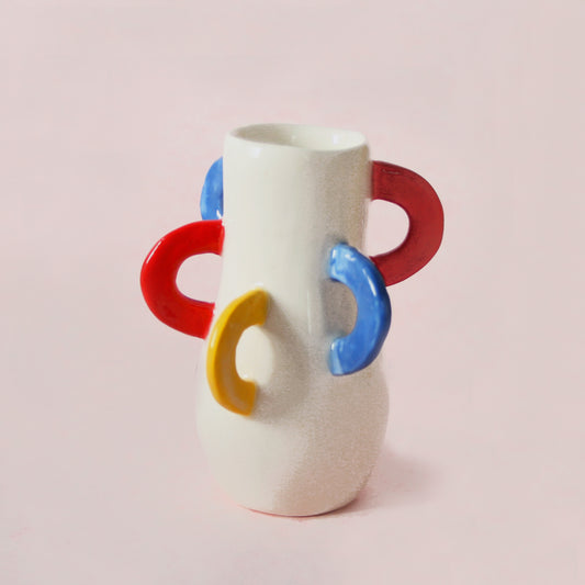 MULTI EAR FLOWER VASE