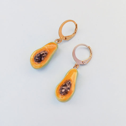 MARCH: PAPAYA EARRINGS