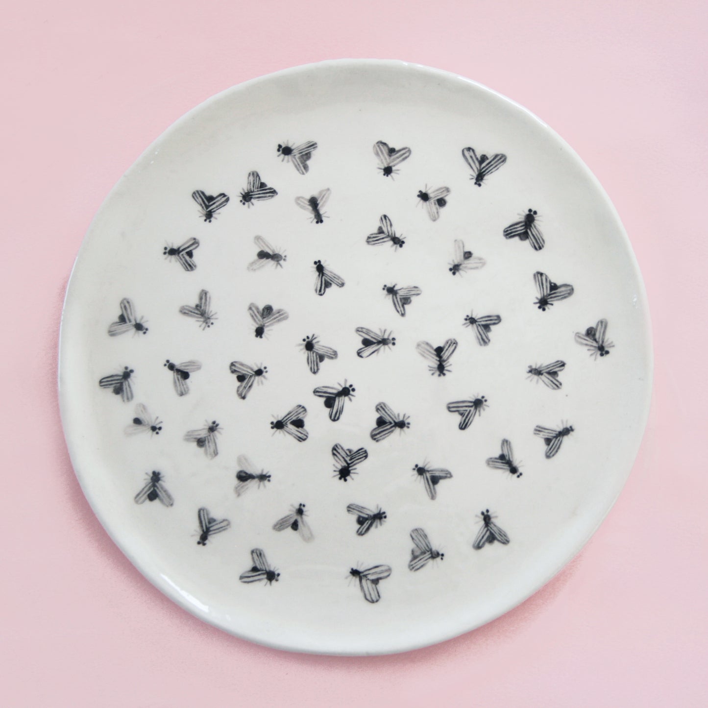 PLATE OF FLIES