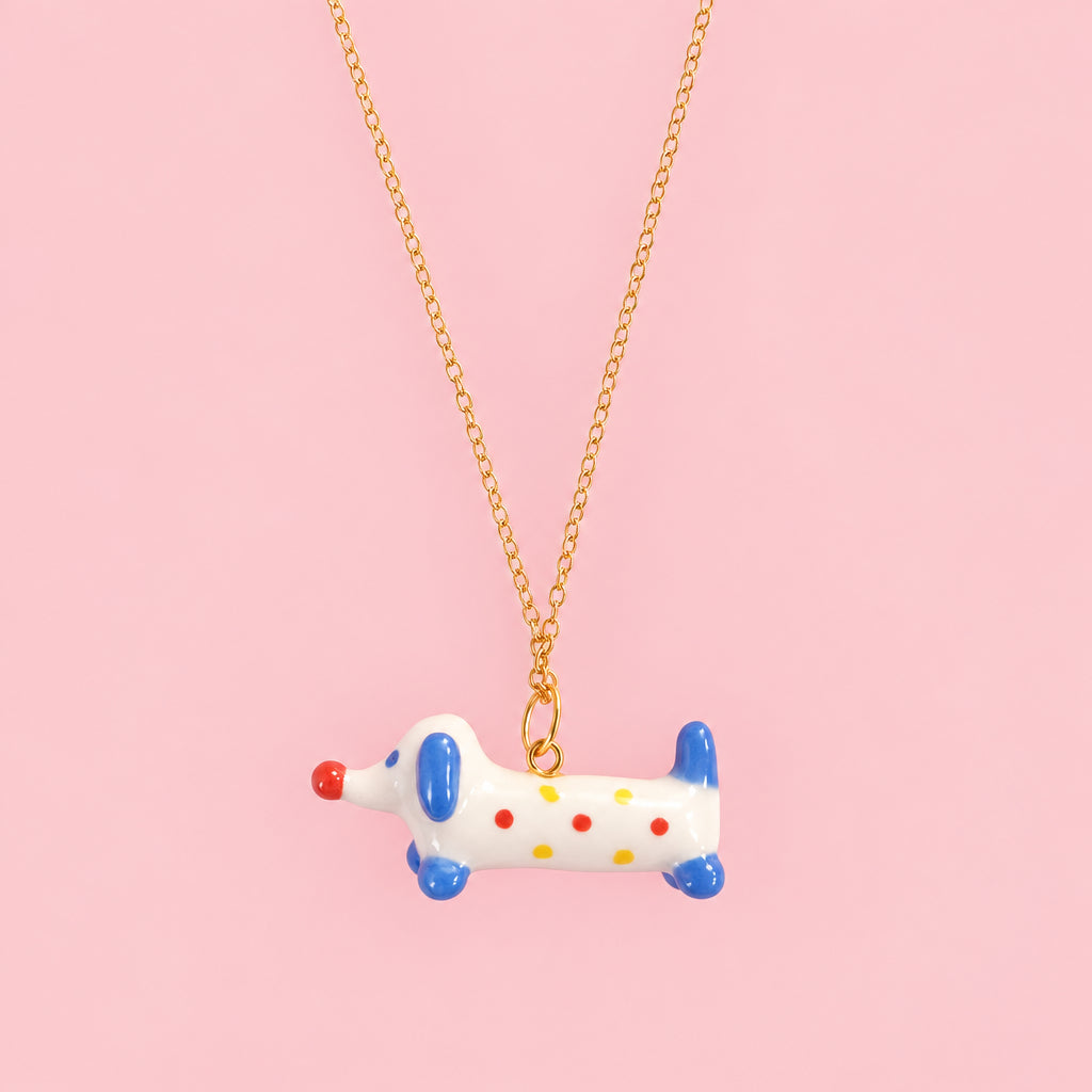 MINI WEENIE DOG NECKLACE
