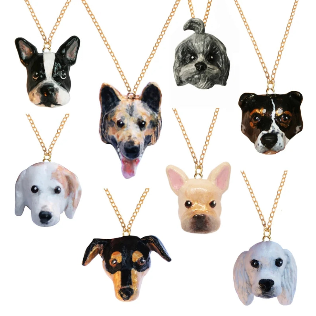 PET PORTRAIT NECKLACE / Custom Dog or Cat Pendat