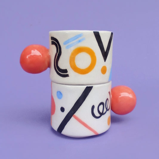 SHAPES! - CERAMIC CUPS 100 ml