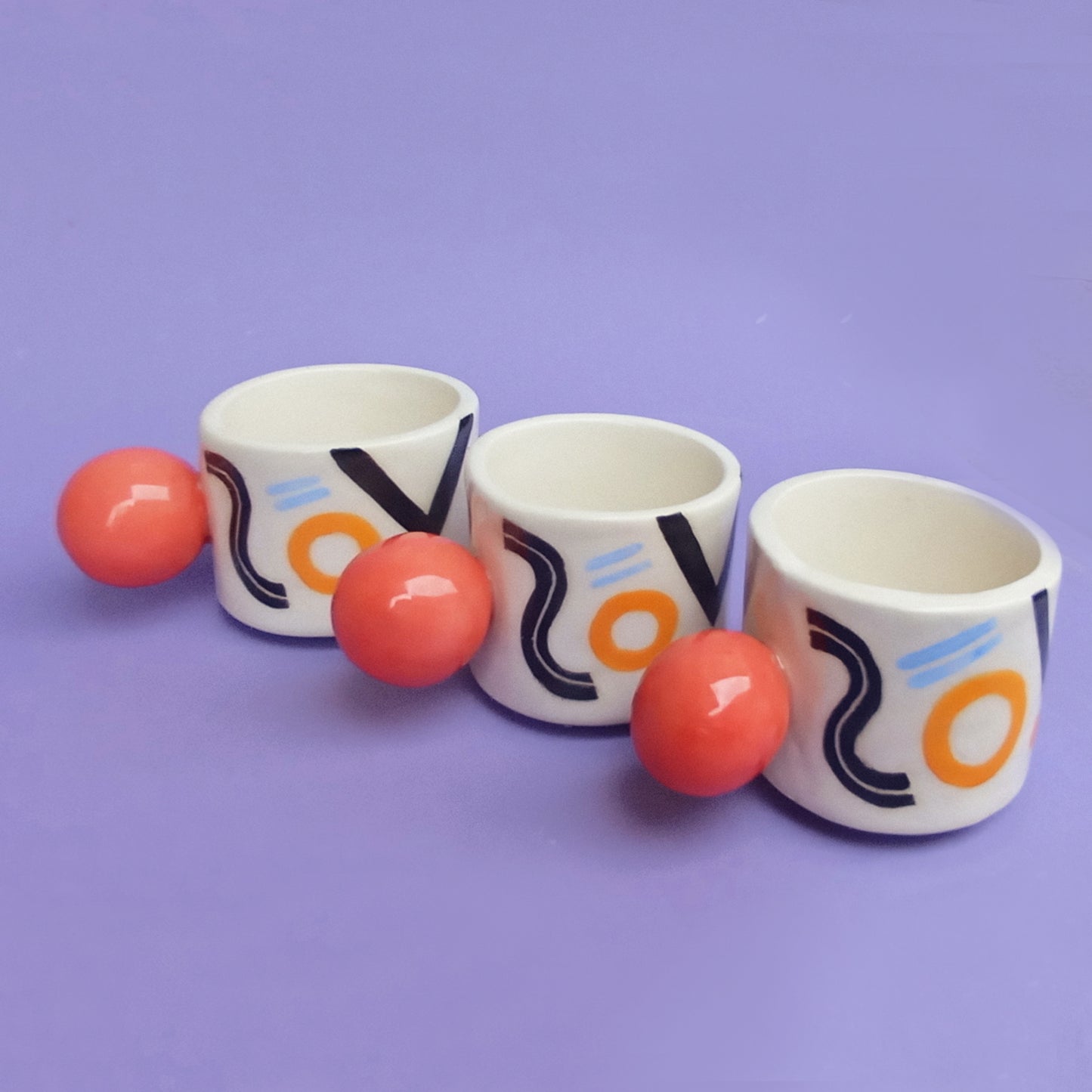 SHAPES! - CERAMIC CUPS 100 ml