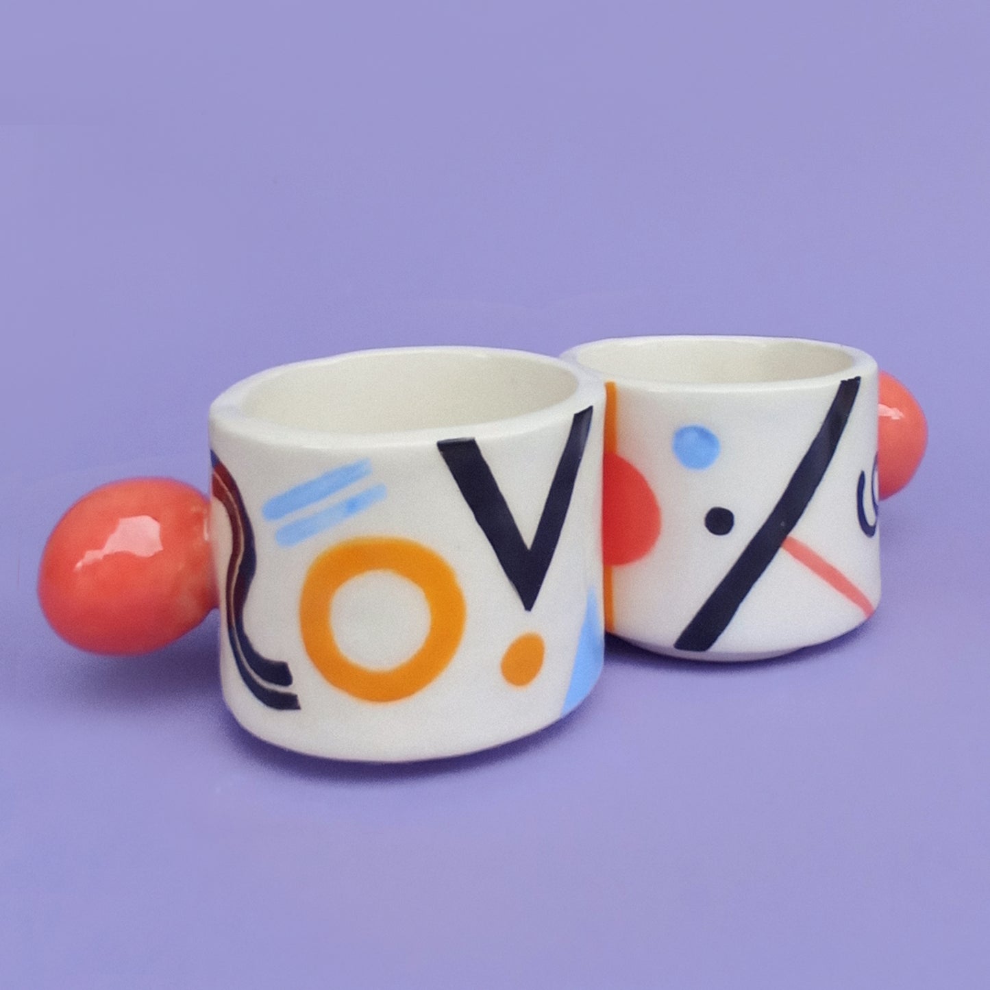 SHAPES! - CERAMIC CUPS 100 ml