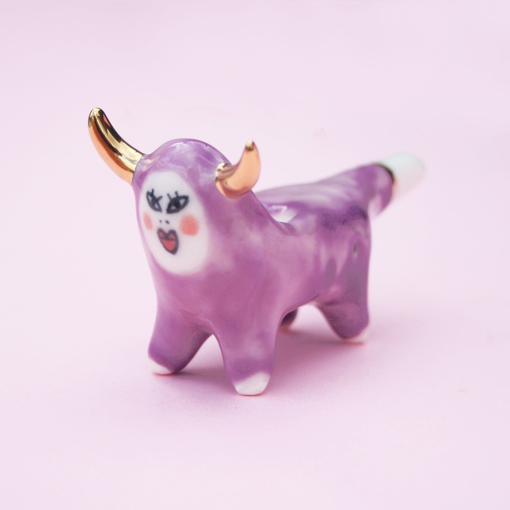 Bull pipe ceramic violet